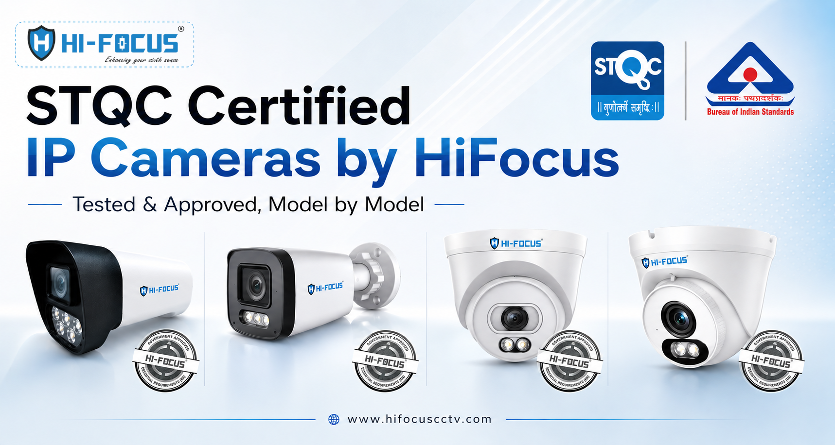 Camer Rangilahi STQC Certified Cameras India | 30+ Certified IP Cameras | Hi-FOCUS